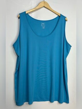 Just My Size Blue Active Tank Top 5XL